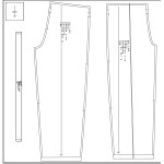 0218 Выкройка брюки детские прямые ДМ-1-02-110