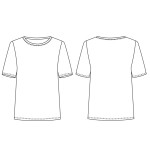 0142 Выкройка футболка мужская 4-501-52