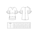 0114 Выкройка блузка женская 117401-44