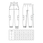 0168 Выкройка брюки женские 1-17-48
