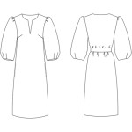0045 Выкройка платье женское 117504-48