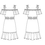 0055 Выкройка платье женское 117515-52